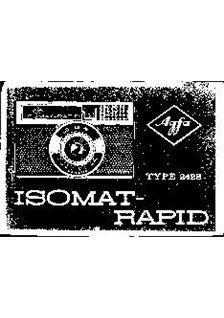 Agfa Isomat Rapid manual. Camera Instructions.